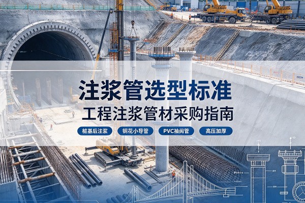 灌云注浆管选型标准